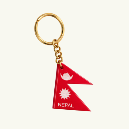 Nepali Flag Acrylic Red Small Sized